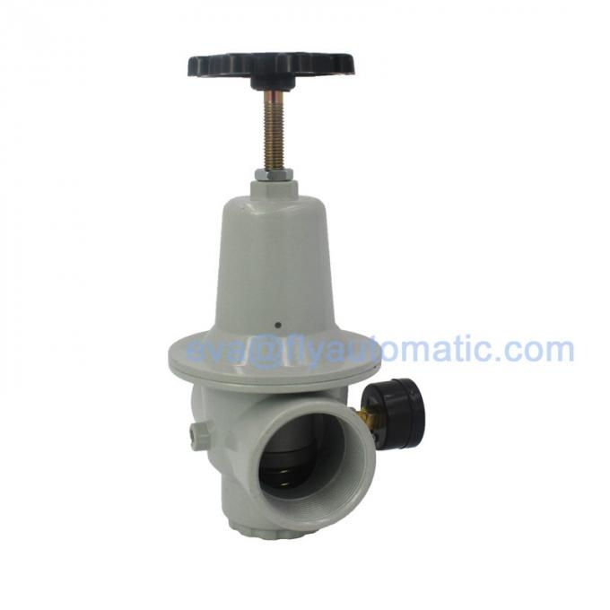 QTY-50 Pneumatic Air Pressure Regulator 2" BSPT With Gauge 13000 L/Min QTY Series
