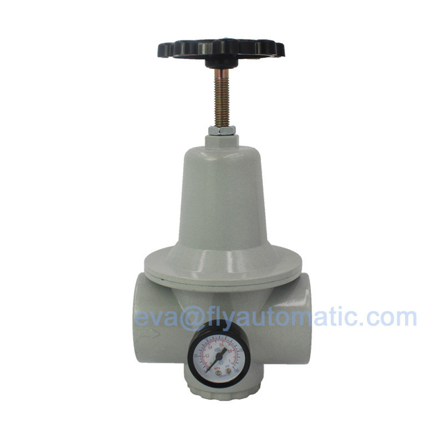 QTY-50 Pneumatic Air Pressure Regulator 2&quot; BSPT With Gauge 13000 L/Min QTY Series
