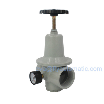 QTY-50 Pneumatic Air Pressure Regulator 2&quot; BSPT With Gauge 13000 L/Min QTY Series